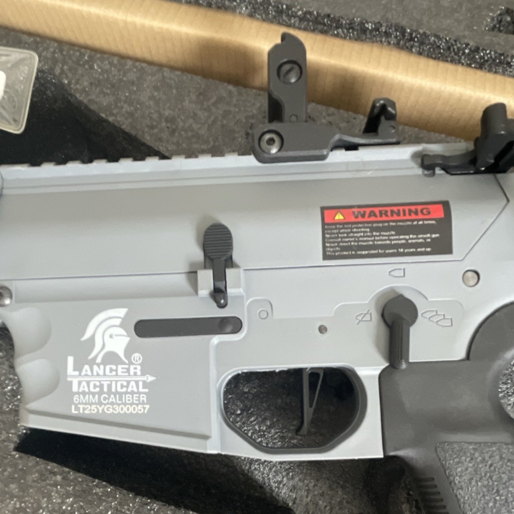Lancer Tactical Gen3 SPR Intercepter AEG Airsoft Replica Rifle Bundle
