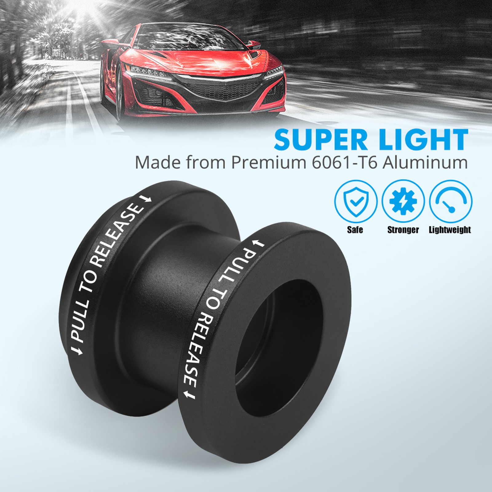 M10x1.5mm Shifters Knobs Shift Boot Collar Black For Honda Civic For Acura RSX