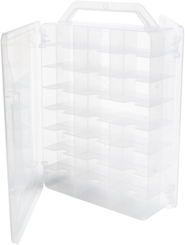Creative Options Thread Organizer 10.13"X3.25"X14.25" Clear