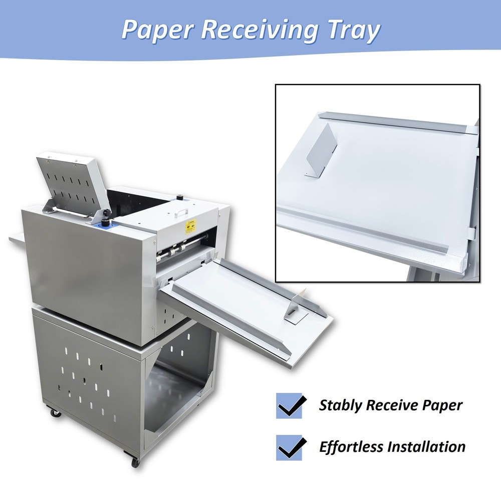 110V Digital 13"Full Automatic Creasing Perforating Machine 2600 Sheets/H Speed