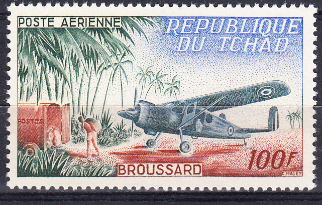 W CHAD C012 AIR MAIL SERVICE