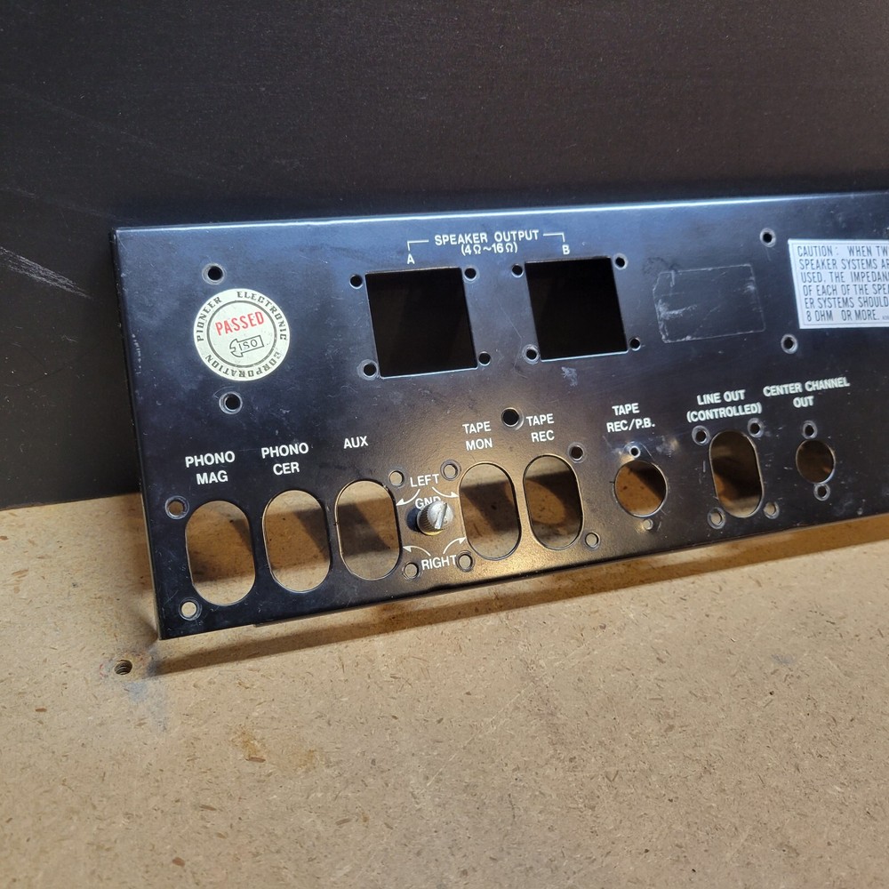 PIONEER SX-770 BACK PANEL