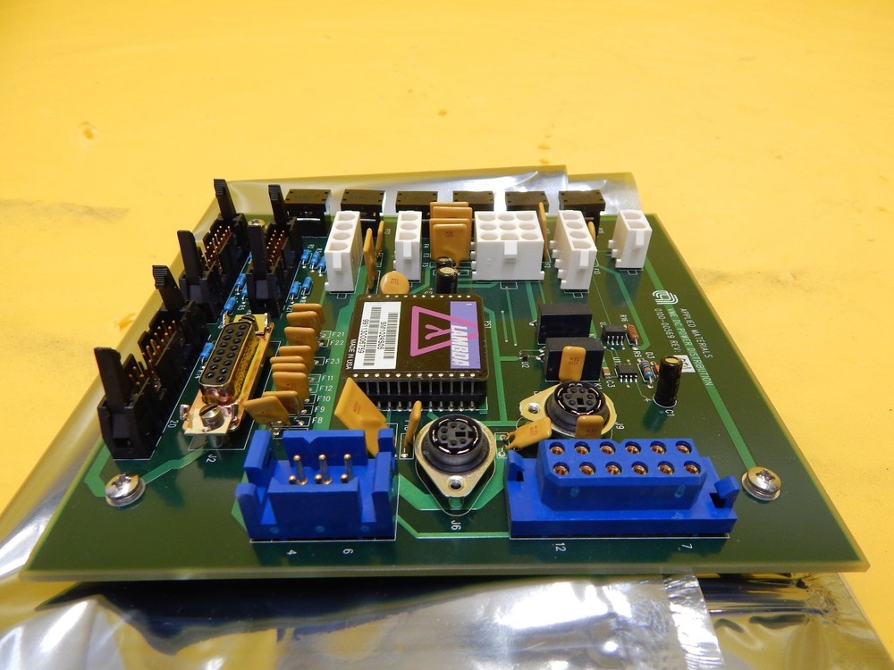 AMAT Applied Materials 0100-00569 VME DC Power Distribution PCB Working