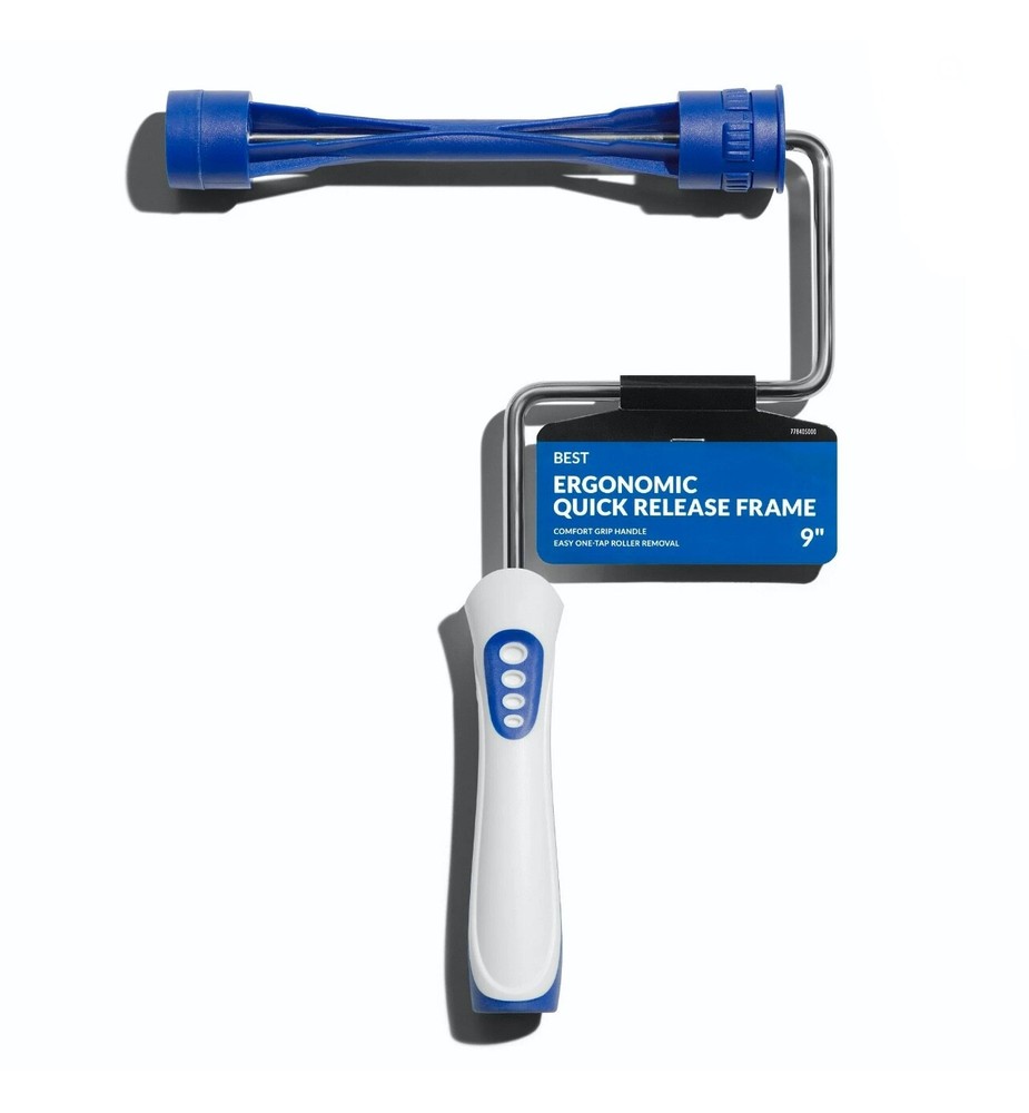 Best 9 inch Ergonomic Quick Release roller frame