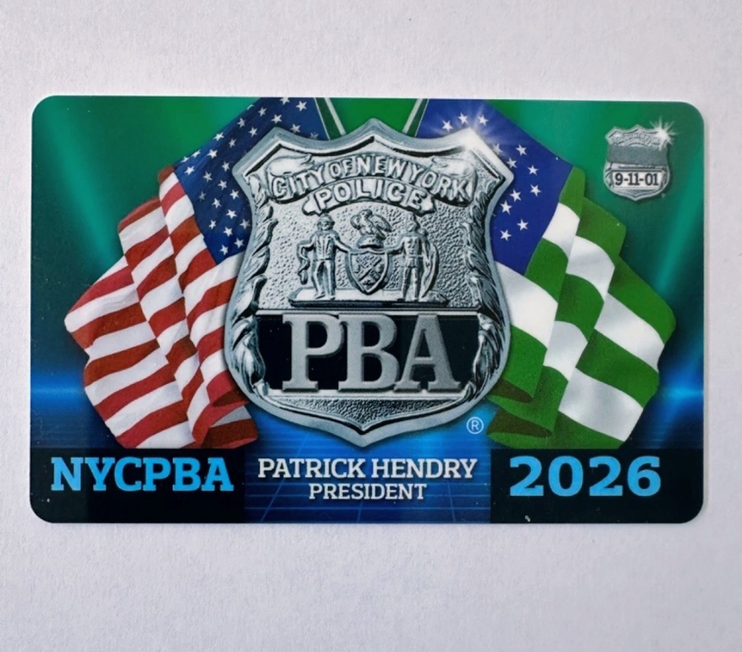 1 NEW NYPD CARD Twenty Twenty Six. Not DEA Not SBA. Free Shipping.