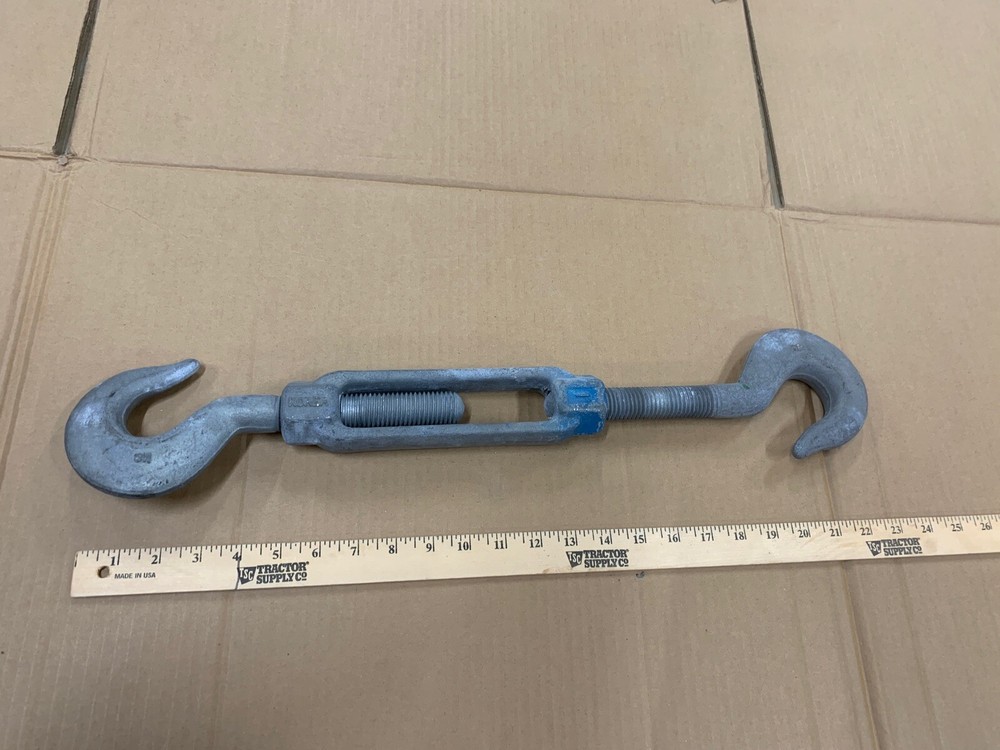 1” Turnbuckle - Double Hook