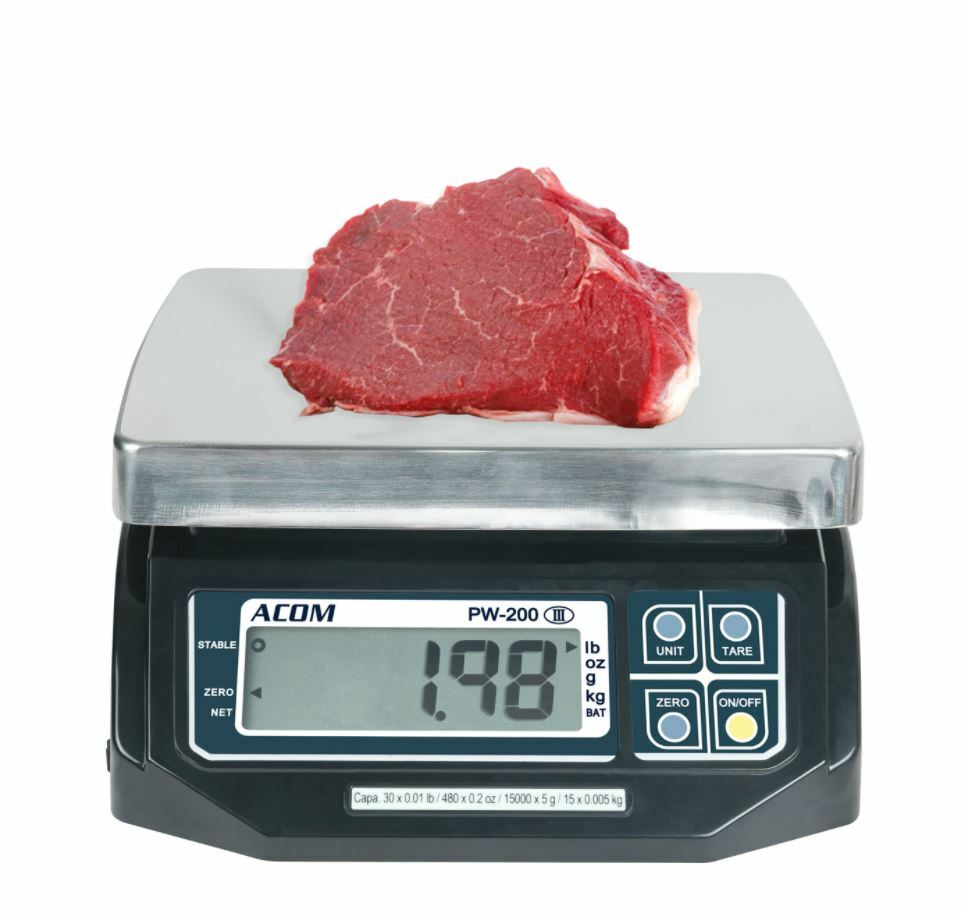 ACOM PW-200RS "CLOVER POS" Interface Portion Control Scale(work with CLOVER POS)