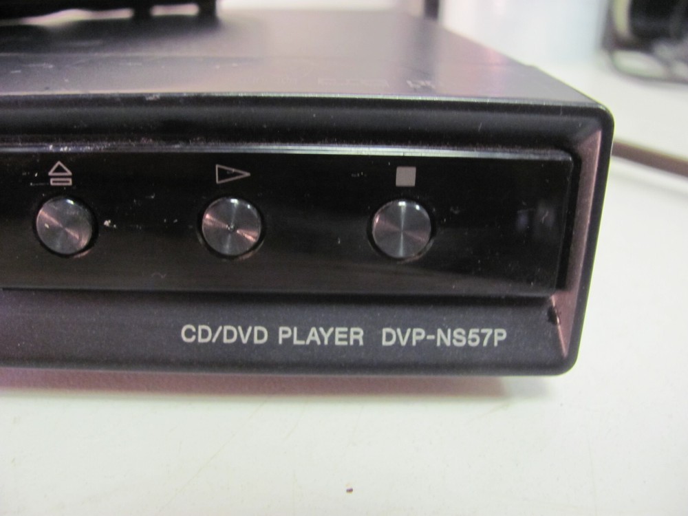 Sony DVP-NS57P CD DVD Player Combo with Remote Control - Tested Working
