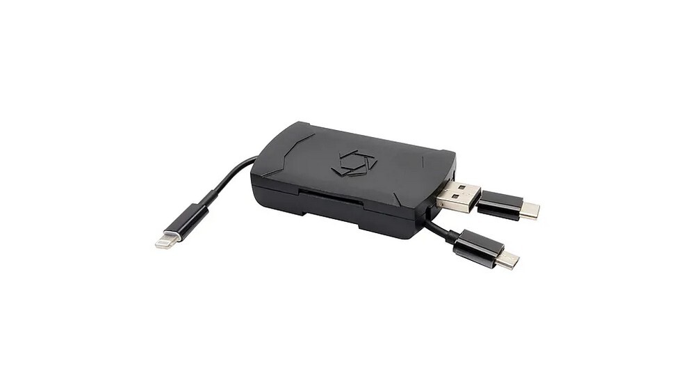 Stealth Cam Trail Camera 4-in-1 SD & MicroSD Card Reader For iOS/Android STCQMCR