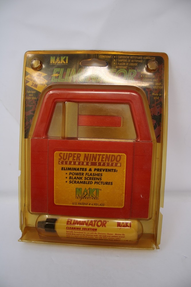 Naki Eliminator Super Nintendo SNES Cleaning System