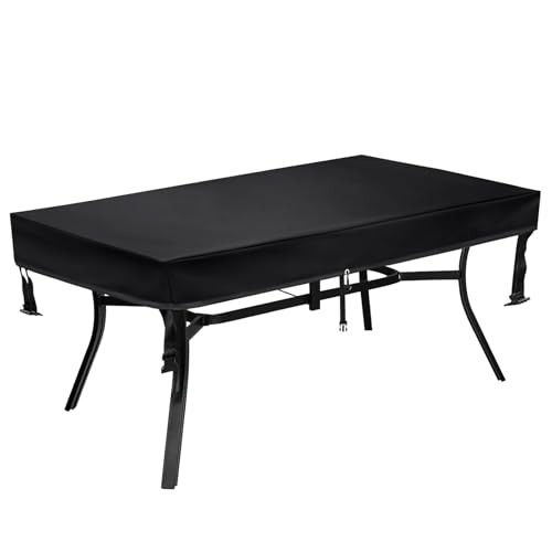 SUNICO Funda rectangular para mesa de exterior (75 pulgadas de largo x 40