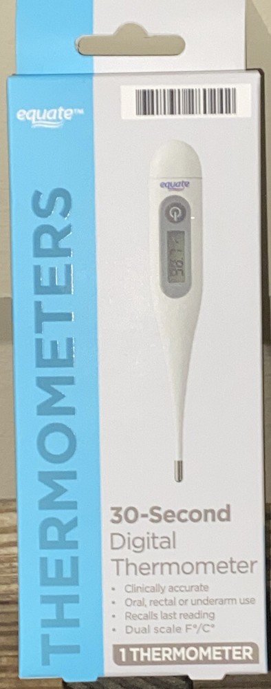 Equate 30-Second Digital 🌡Thermometer 🌡 US 🇺🇸Seller Ships Fast!!🇺🇸