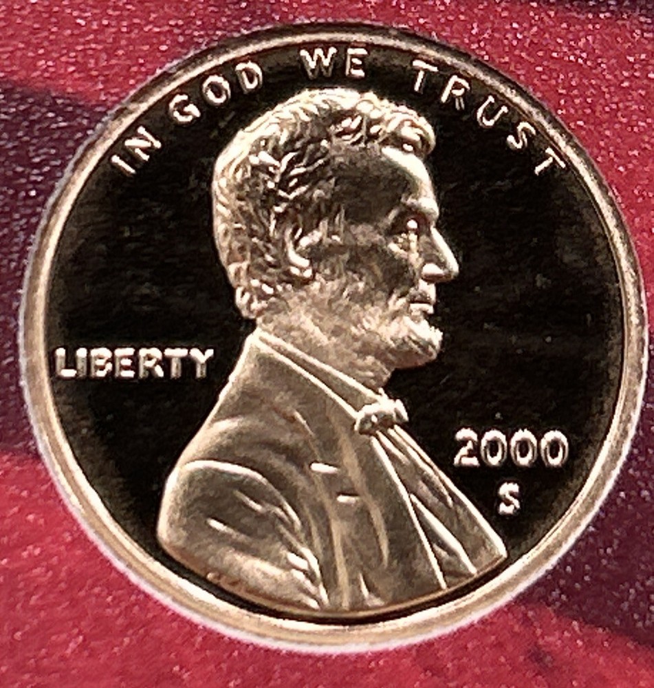 2000 S Proof Lincoln Cent With Free Shipping