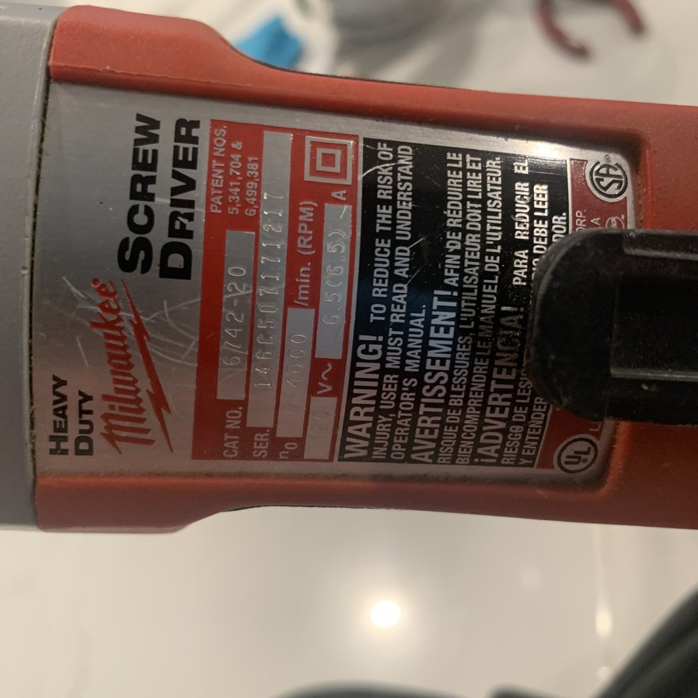 Milwaukee 6742-20 Drywall Screwdriver - Red