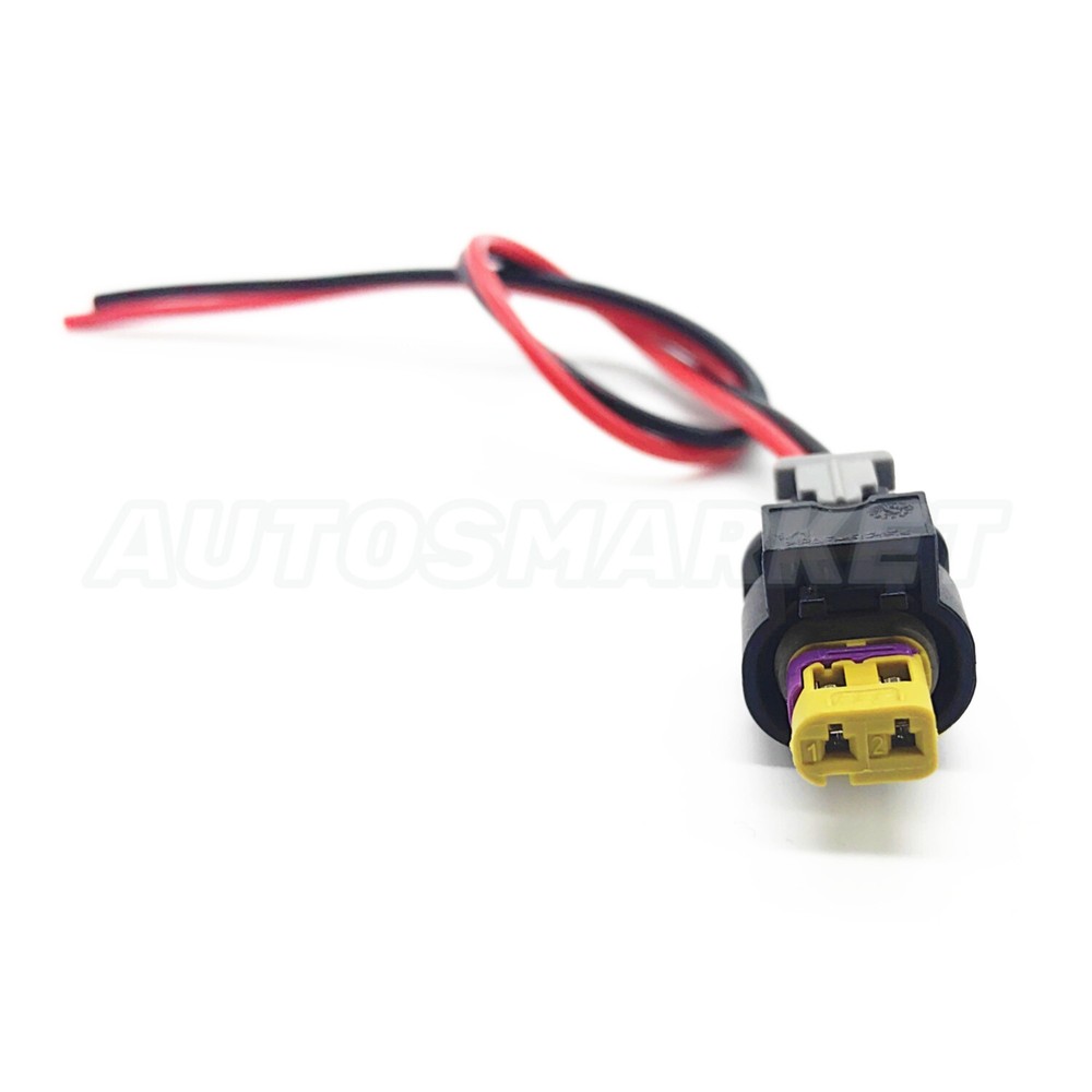 OEM 2 Pin Flat Connector Harness Plug For Audi 4F0973702A