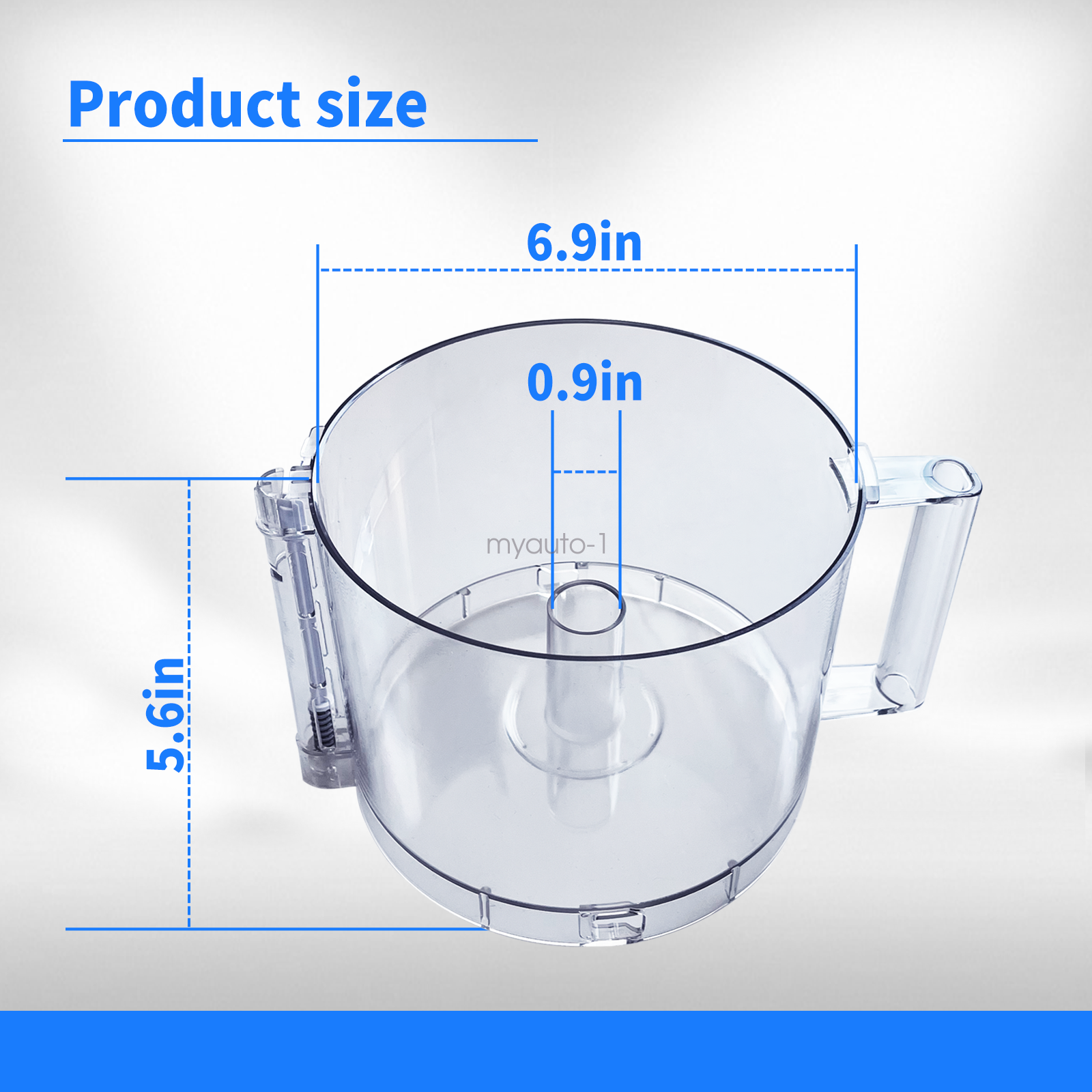 DLC-005AGTX,14-Cup Food Processor Work Bowl Fo Cuisinart Tritan DLC-7 & DFP-14