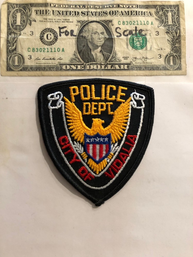 Vidalia Georgia Police Patch Un-sewn great condition