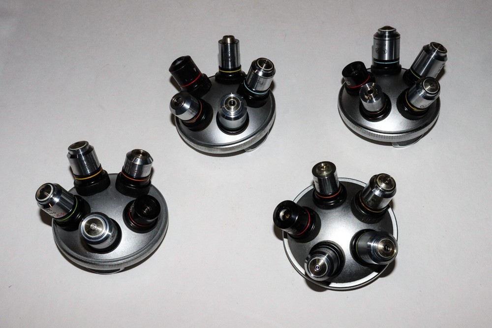 Olympus Microscope Quintuple Nosepiece & Objectives BH Series