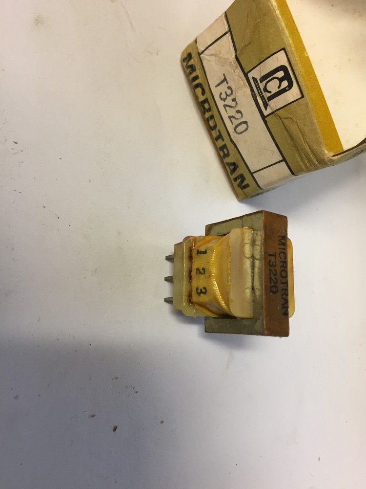 T3220   MICROTRAN   TRANSFORMER NOS