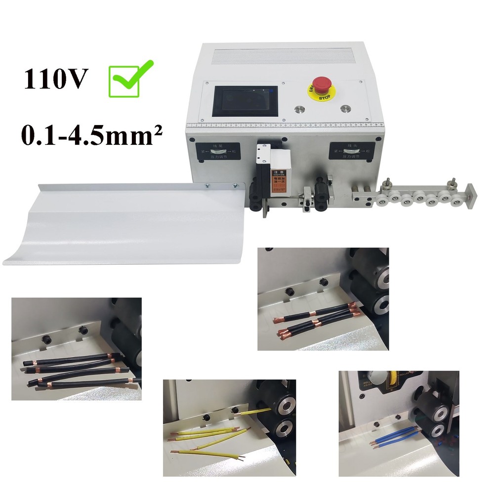 Single Line Automatic Wire Stripping Copper Cable Cutting Integrated Machine