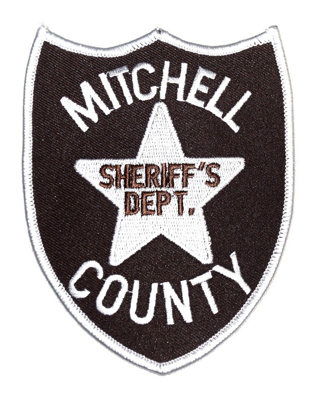 MITCHELL COUNTY – SHERIFFS DEPT - TEXAS TX Sheriff Police Patch SILVER STAR  2J
