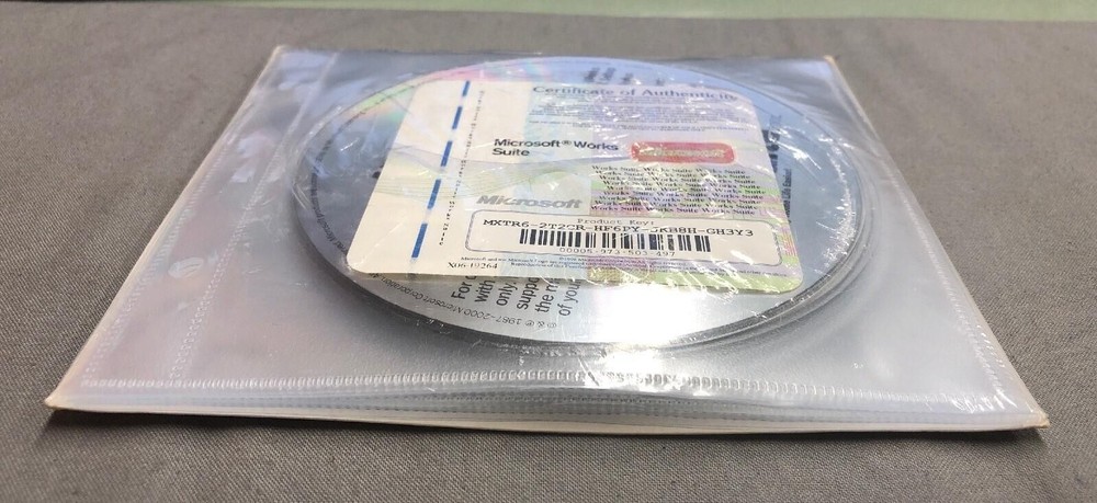 NEW SEALED MICROSOFT WORKS SUITE 2001