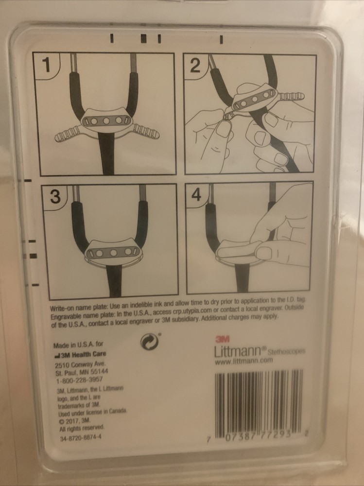 Littman Stethoscope Gray Identification Tag (NEW)