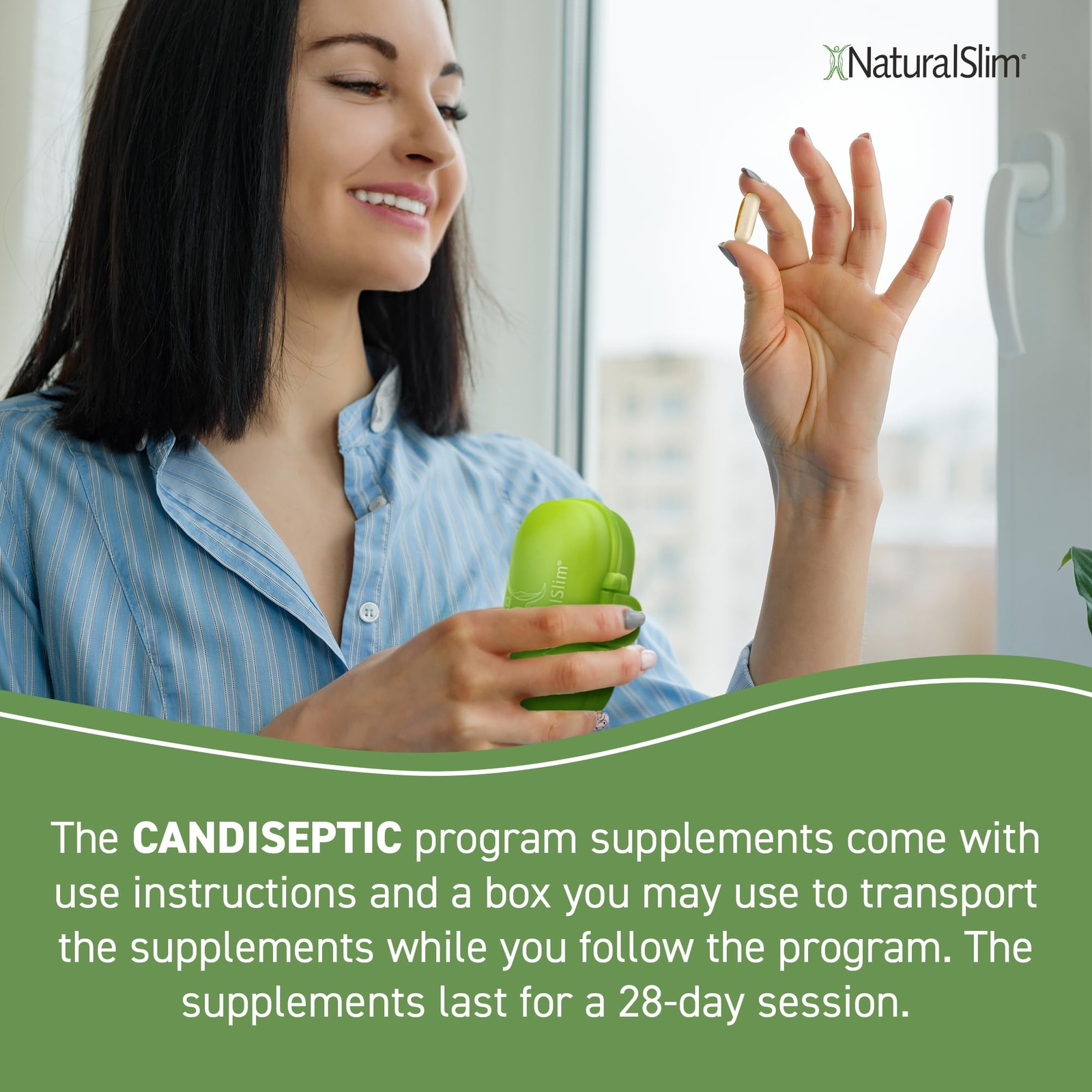 NaturalSlim Candiseptic Kit - Candida Cleanse & Support, Candida Albicans Detox