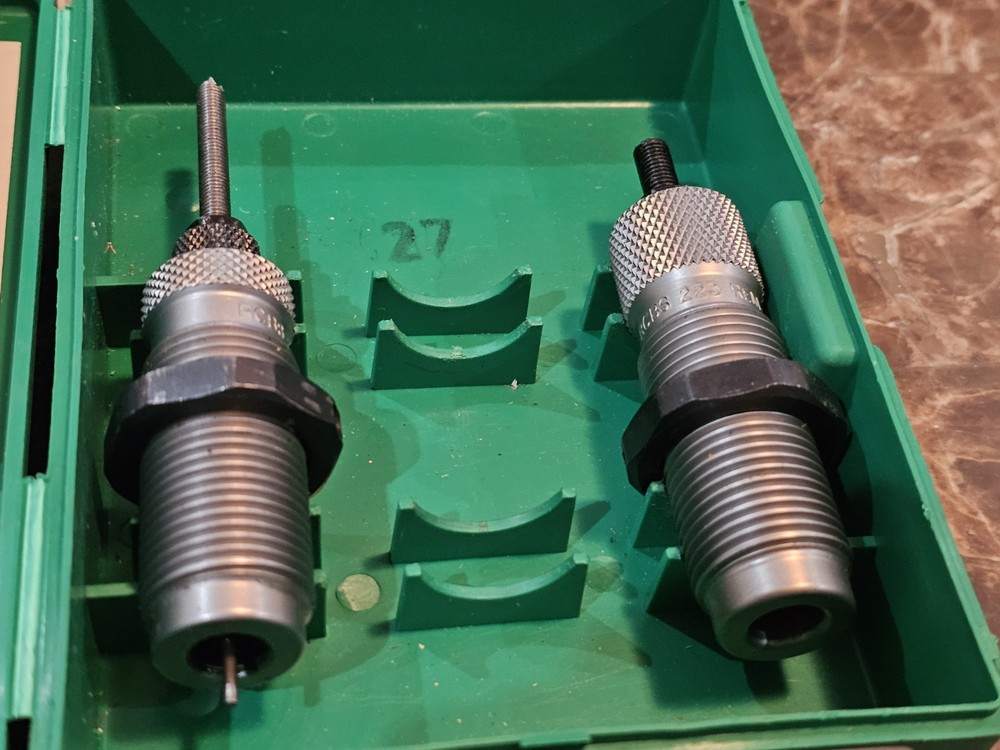 RCBS SMALL BASE 2 DIE SET 223 REM # 11103 RELOADING NOS