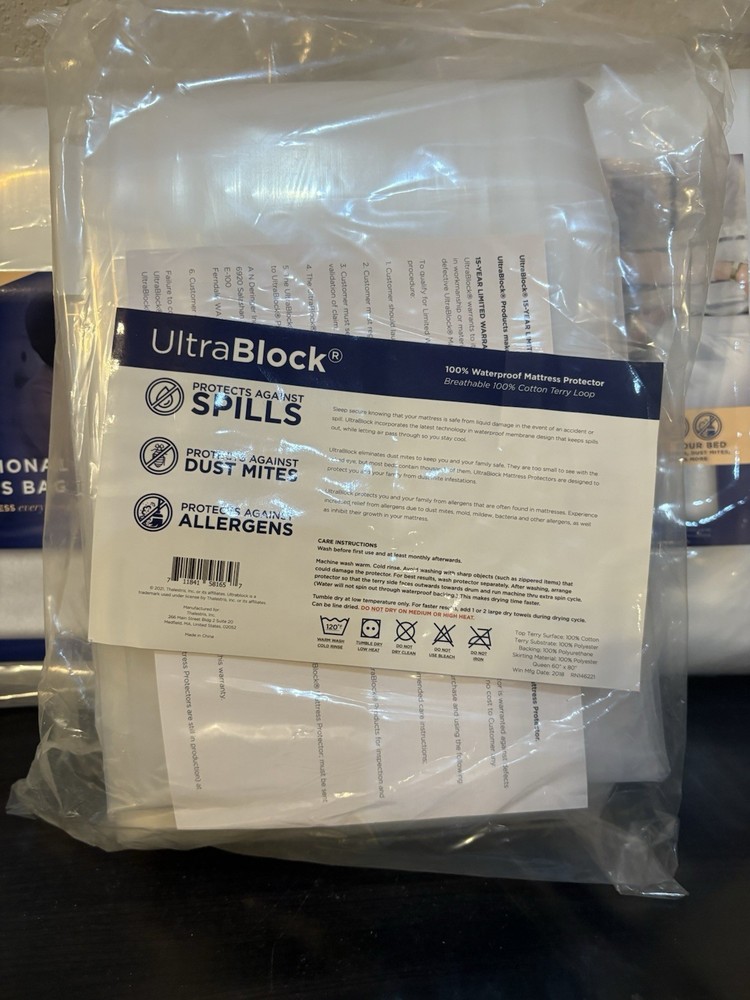 UltraBlock Professional Queen Mattress Bag Protector Designed For Moving/Storage