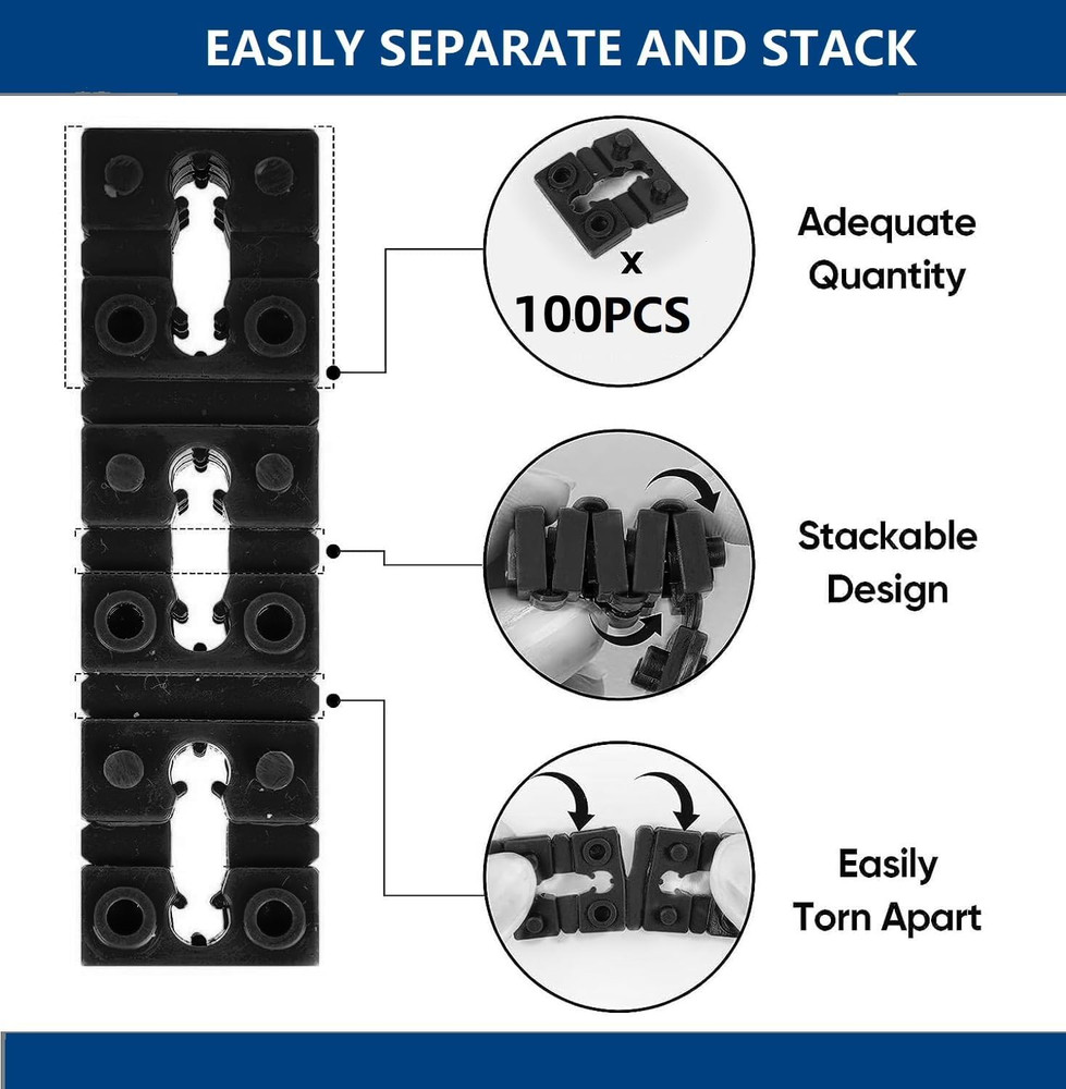 100Pcs Outlet Spacers for Electrical Box, Electrical Outlet Spacers Shims Switch