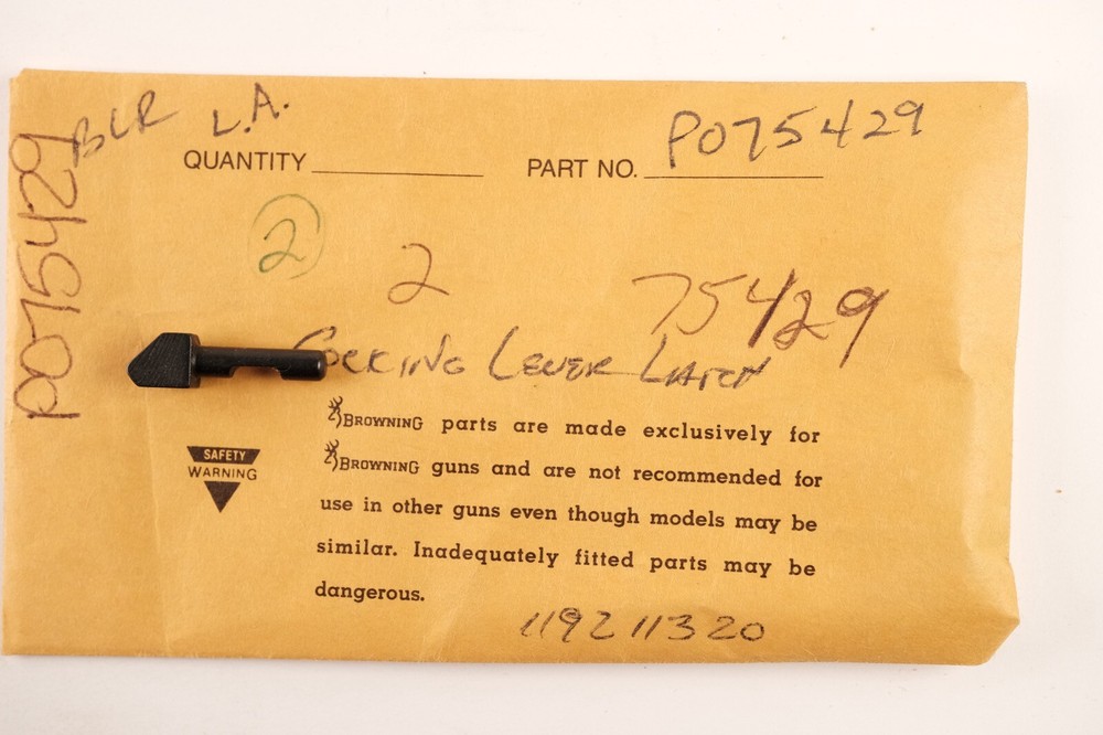 Browning BLR 92 Long Action Cocking Lever Latch 75429
