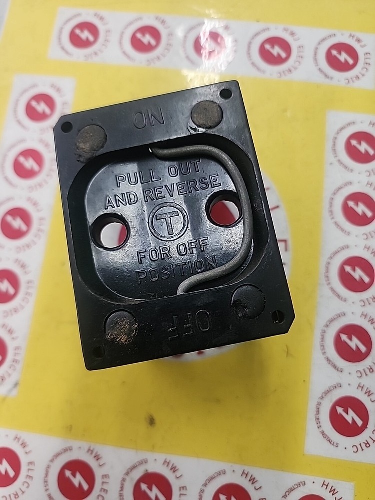 TRUMBULL ELECTRIC PT-31500 60AMP 240VOLT FUSE PANEL PULLOUT HOLDER RANGE MAIN