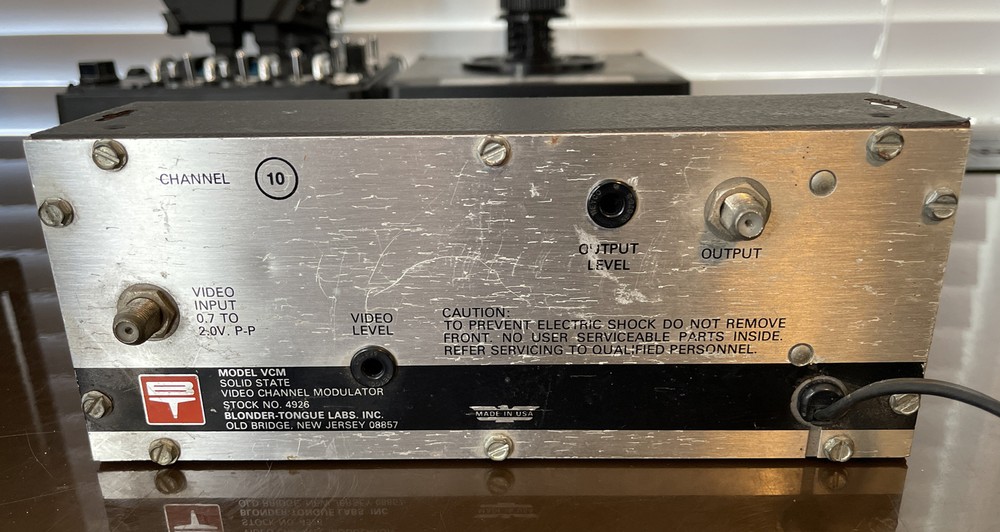 Blonder Tongue Model VCM Solid State Video Channel Modulator