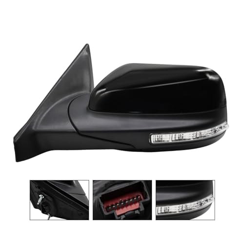 Left Driver Side Mirror Assembly Compatible with 2011-2019 Explorer w/Puddle