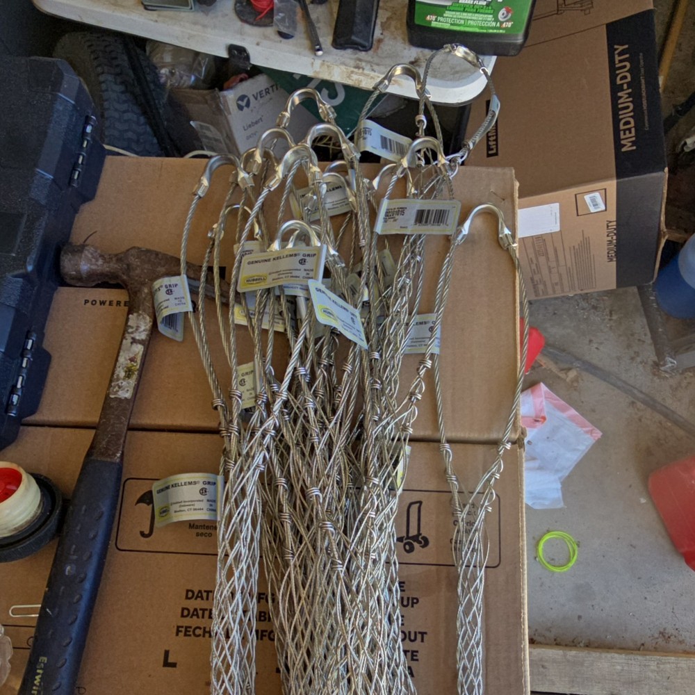 Kellems Cable Pulling Grip 02201015 Silver Sheath Dial Range 750-990