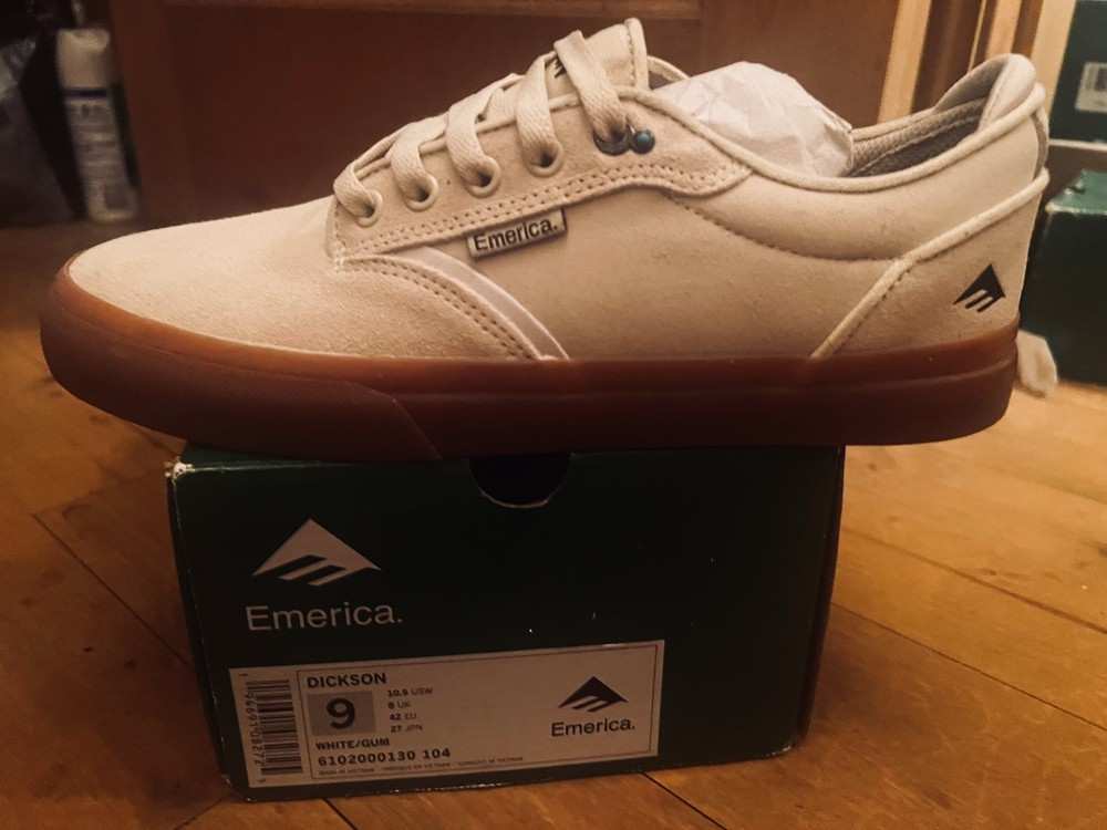 Emerica Jon Dixon Pro Model-White/Gum 9.0