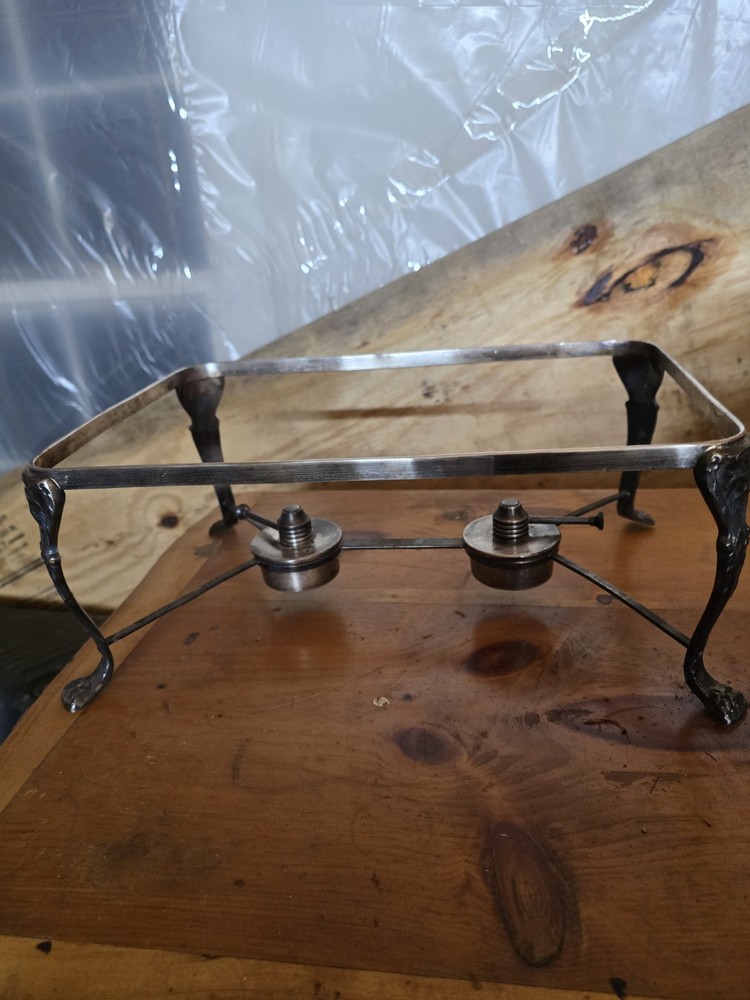Vintage Serving Trey With 2 Warmers