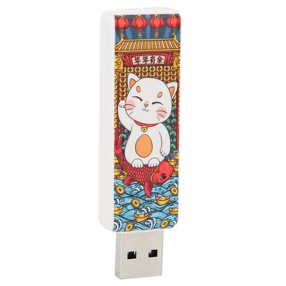 Cute Cat Pattern USB Flash Drive Portable Memory Stick For OS X9.x Use↑