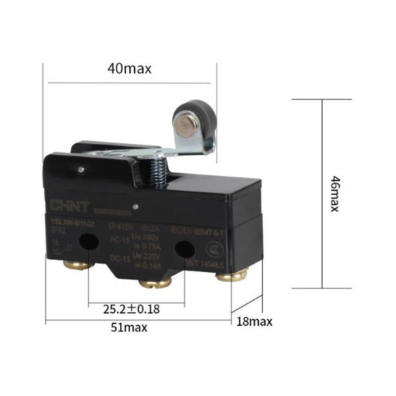 10pcs For CHNT YBLXW-5/11G2 Micro Switch