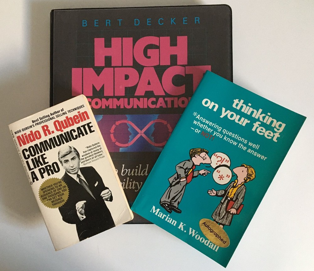 HOW TO BE AN EXPERT COMMUNICATOR Bundle-Communicate Like A Pro-Decker, Qubein+