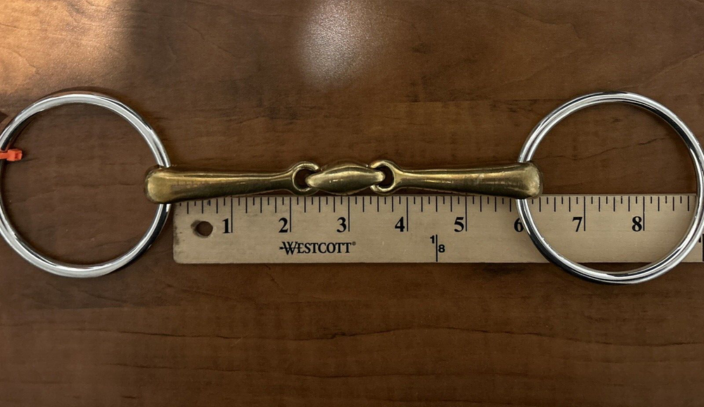 Stubben Loose Ring Snaffle Copper bit horse 5 3/4"