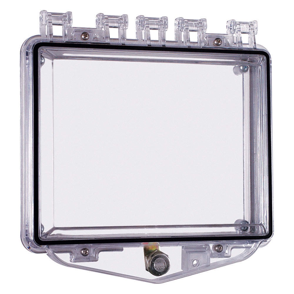 SAFETY TECHNOLOGY INTERNATIONAL STI-7510E Enclosure,Open,Clear,Flush,Key Lock 31