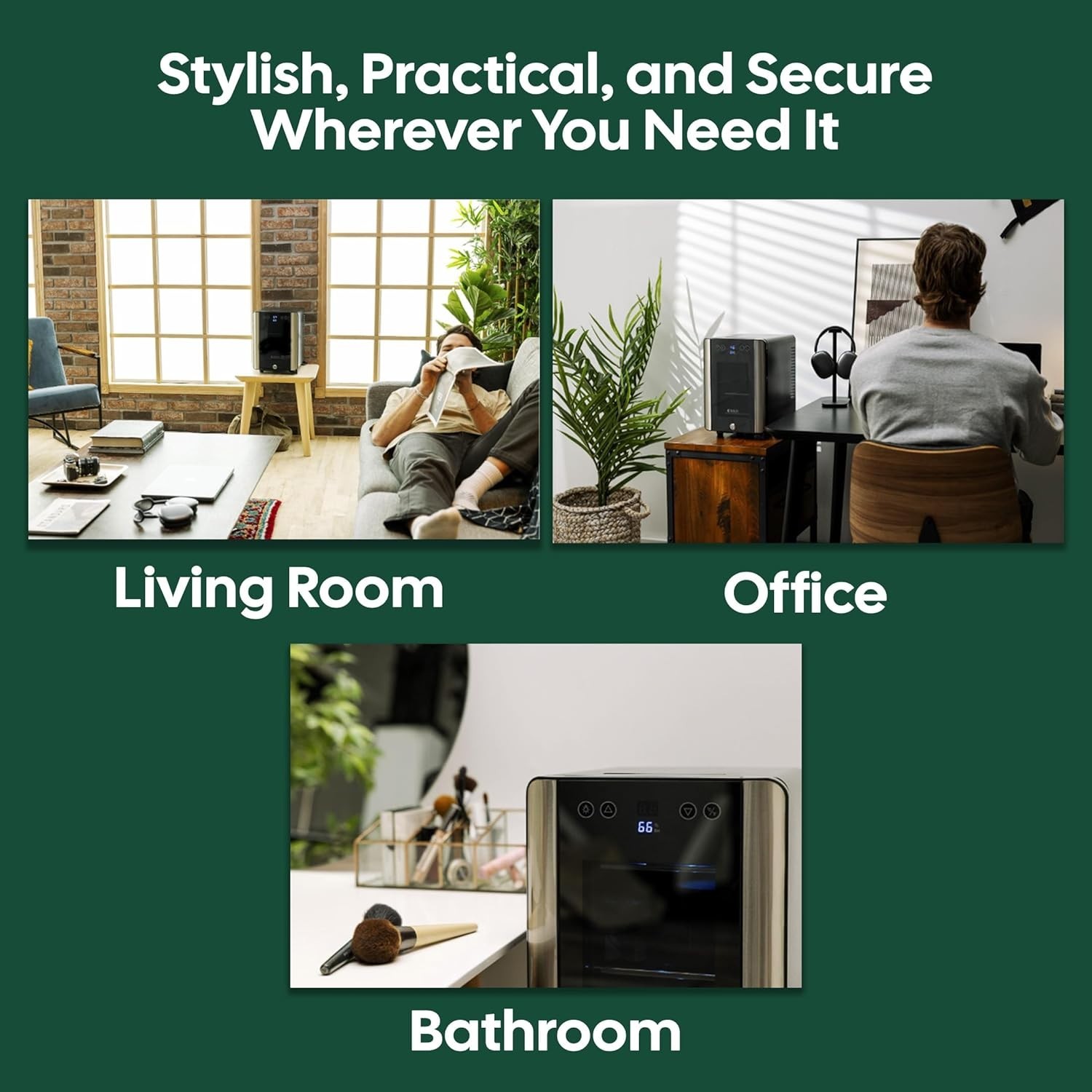 TerpKooler TK Essential Cooler Mini Fridge with Temperature and Humidity