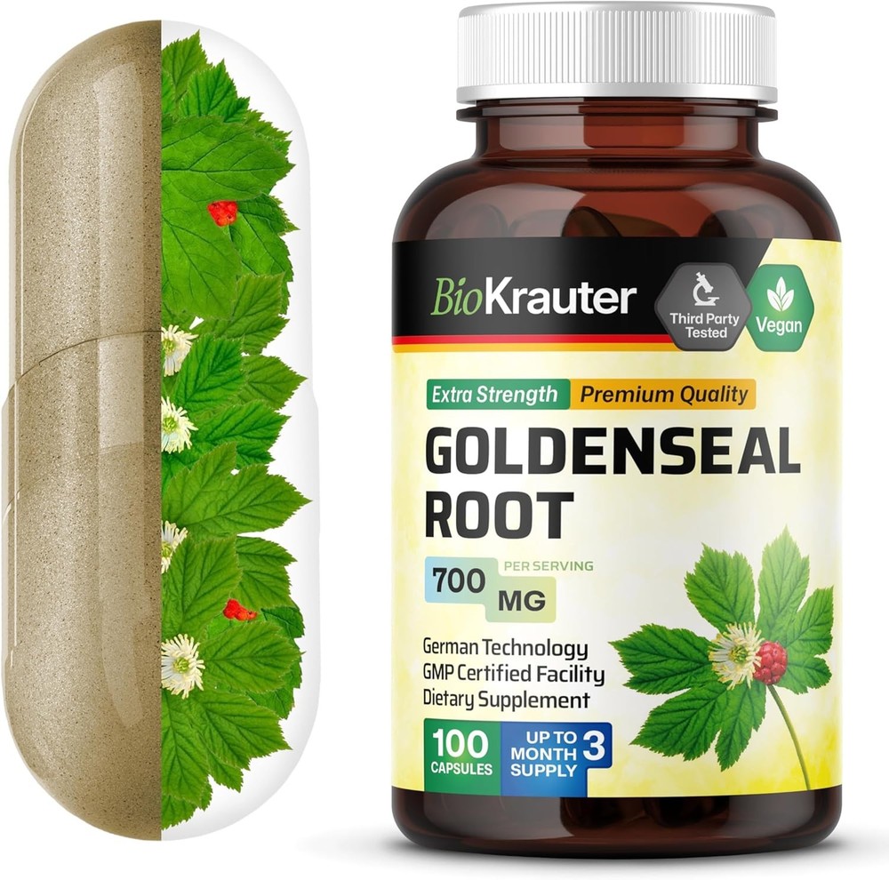 ® Goldenseal Root - e & Vegan Goldenseal sules