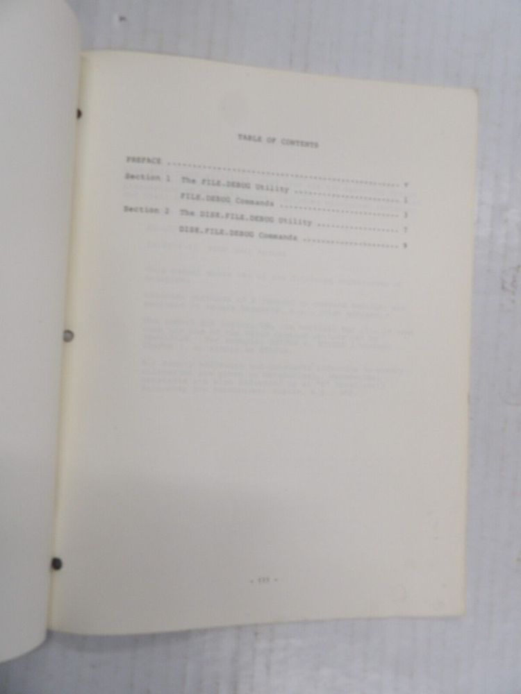 ZILOG MCZ RIO FILE DEBUGGER REFERENCE MANUAL SEPTEMBER 1978