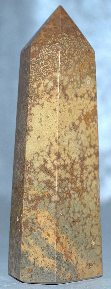 Pretty Orbicular Ocean Jasper Tower 4.66"/233 Grams