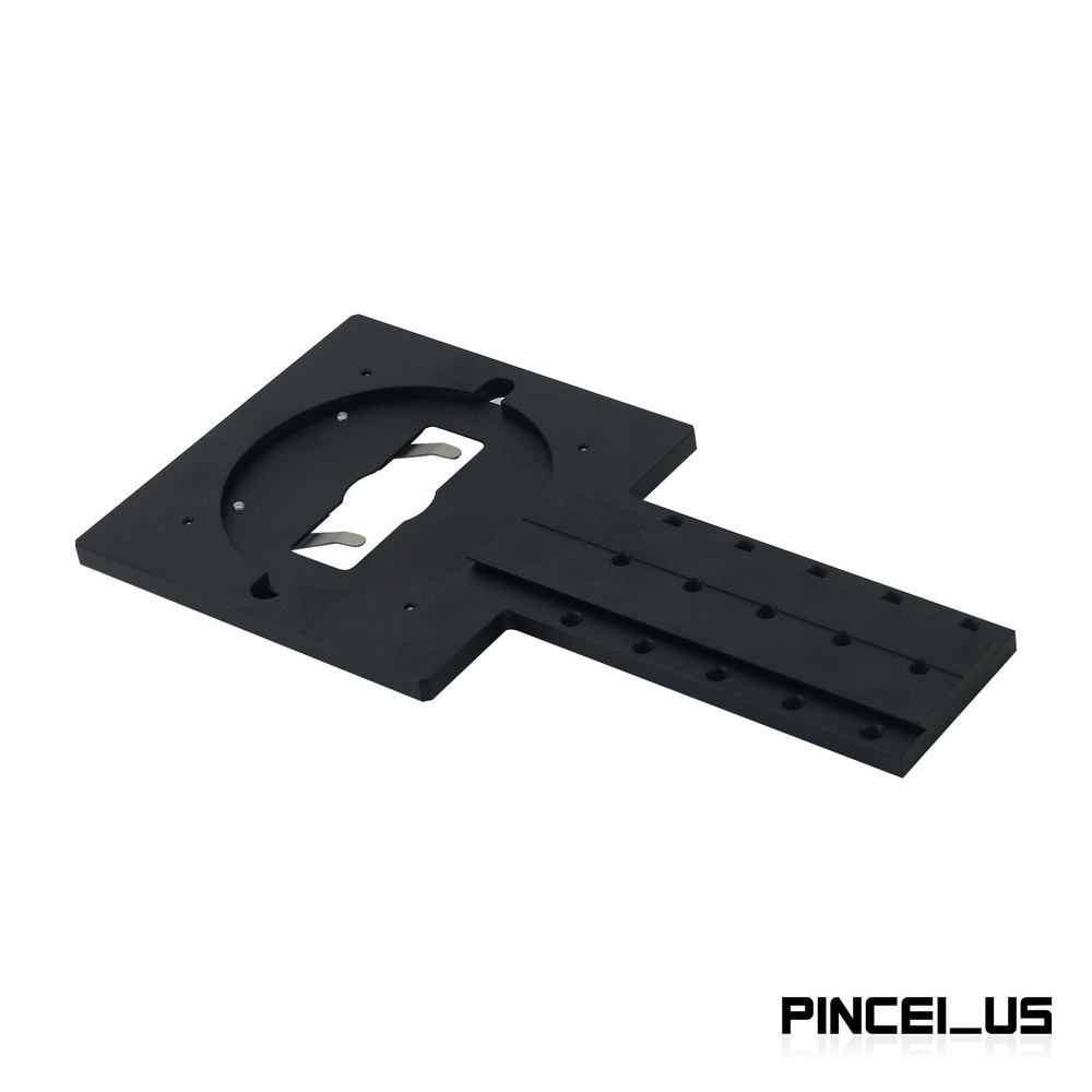 SP-SLH Microscope Sample Clamp Bracket Glass Slide Holder for Optics Experiment