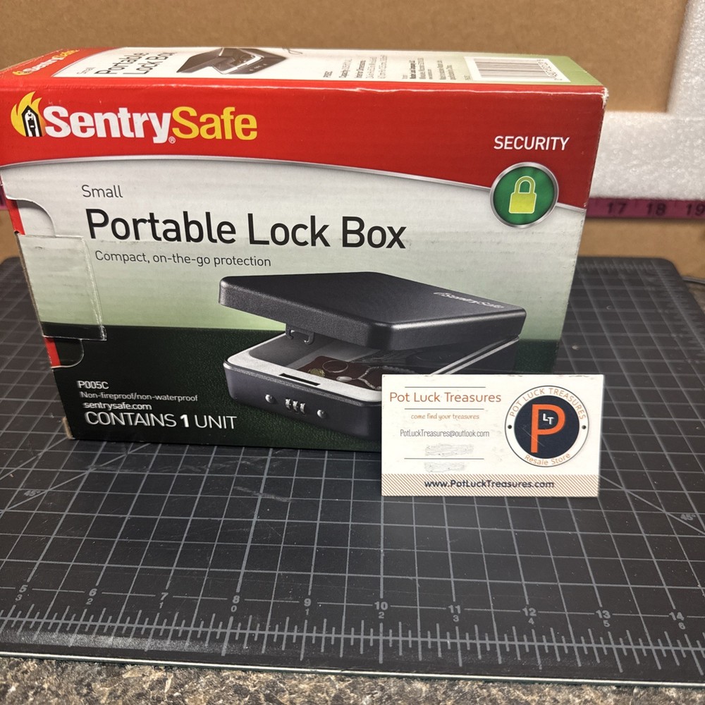 SentrySafe P005C Small Portable Lock Safe Box with Combination Lock NEW!!
