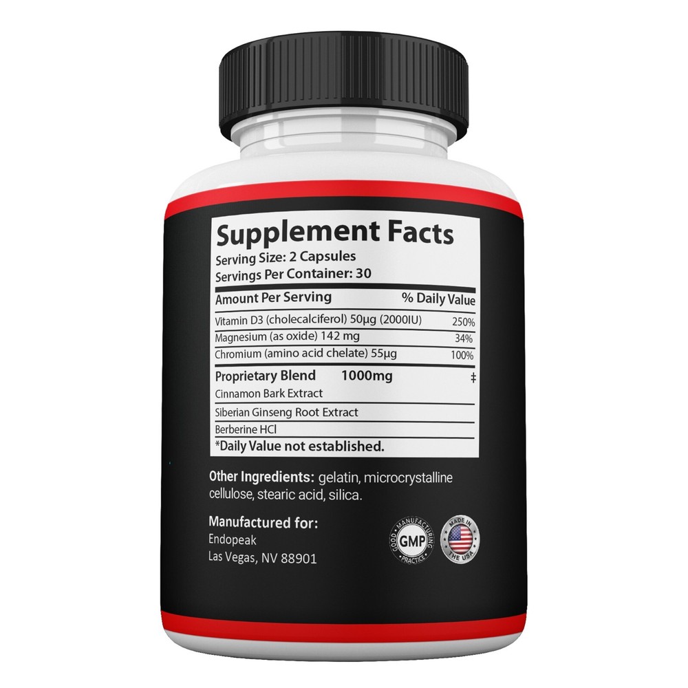 Endopeak Supplemement, Endopeak Pills High Potency Formula (1 Pack)